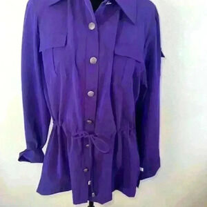 Zenergy by Chico's Drawstring Utility Jacket‎